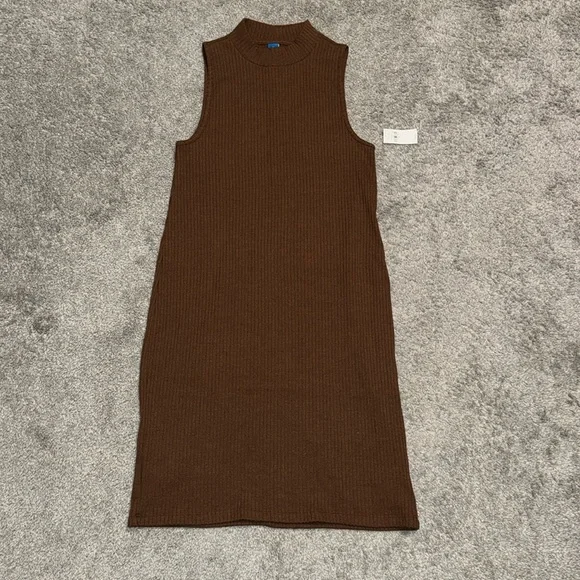 Old navy ribbed mock neck dress - Picture 1 of 3